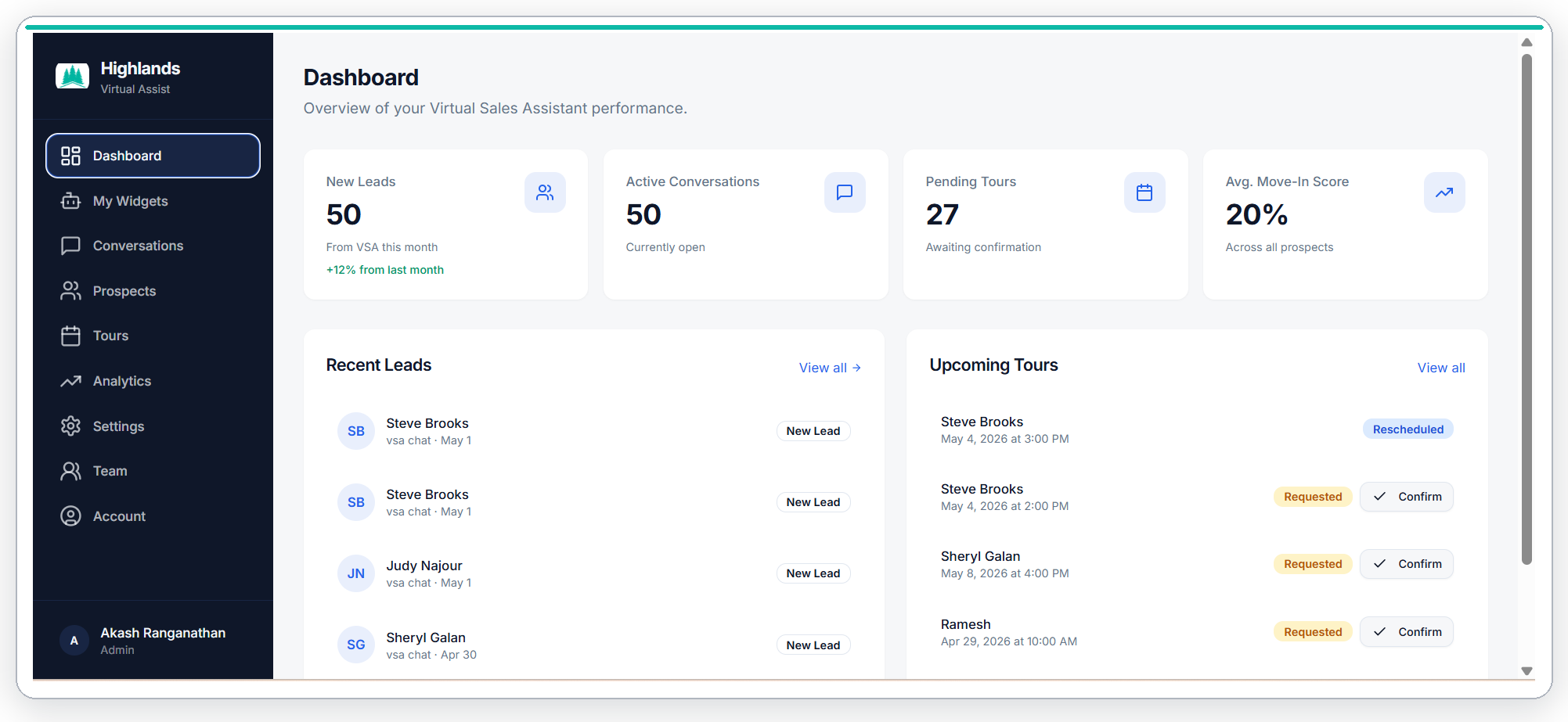 Dashboard